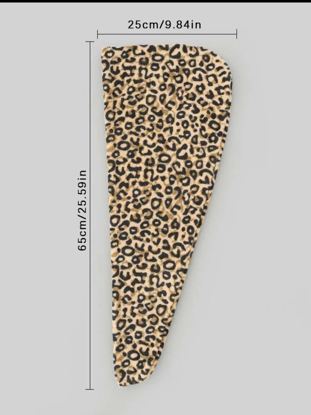 Leopard Print Plush Hair Turban